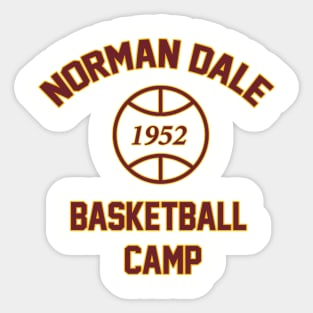 NORMAN DALE BASKETBALL CAMP Sticker